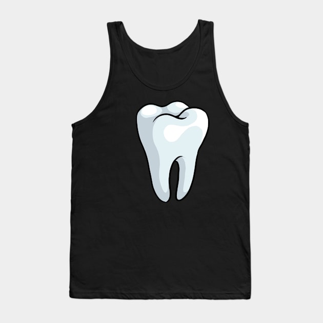 Tooth Dentist Tank Top by fromherotozero